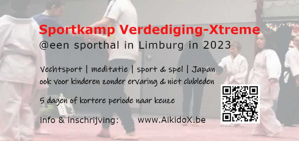 Sportkamp Verdediging-Xtreme 2023 van Aikido Ambirorix